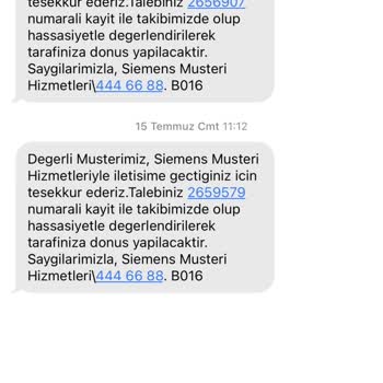 Siemens Elektrik Süpürgesi Teslim Edilmiyor