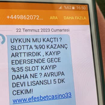 Vodafone Hattına Bahis Sitelerinden Mesaj Geliyor