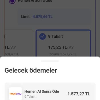 HepsiPay Hepsiburada Hemen Al Sonra Öde Peşinat Sorunu!