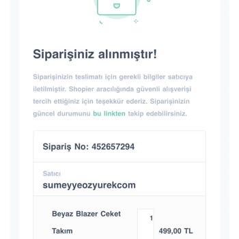 Sumeyyeozyurekcom Yanlış Ürün Yollama/cevap Vermeme