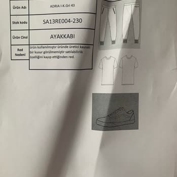 Slazenger Ayakkabı Sorunu H