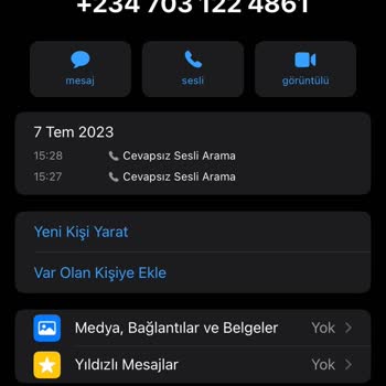 WhatsApp Temmuz Ayı İçerisinde +226, +234 Numaralarından İkişer Olarak Arandım?