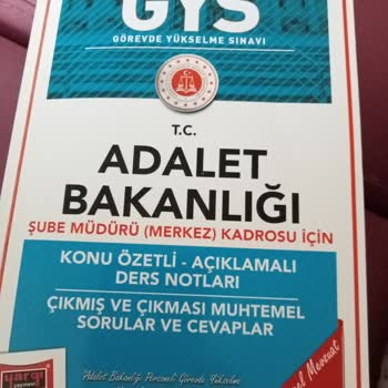 Yargı Yayınevi Adalet Bakanlığı Görevde Yükselme Sınavı Hazırlık Kitabı Hakkında