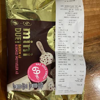 Şok Market Etiket Fazlası Fiyat