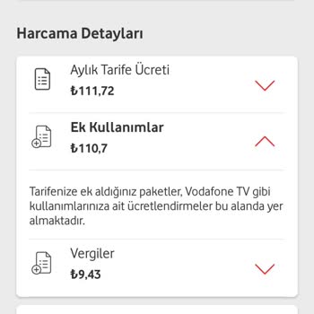 Vodafone İptal Edilmeyen Ek Paket