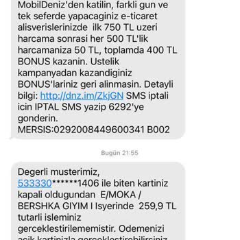 Moka Bershka Giyim İzinsiz Karttan Çekim