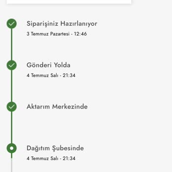 Boyner Ürünüm Teslim Edilmedi, Kargom Yok