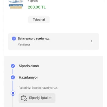 Hepsiburada Siparişimle İlgili Sorun