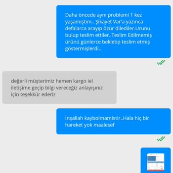 Sürat Kargo Yalan Teslim Bilgisi