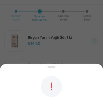 A101'in Siparişi Göndermemesi Buna Rağmen İade Oluşturmaması