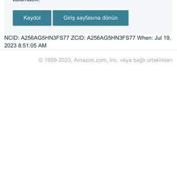 Amazon Destek, Geri Dönüş, Satıcı Paneli