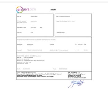 Denizbank İn Kestiği Yüksek Komisyonu
