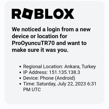Roblox Hesabıma Biri Girmiş.