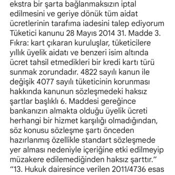 VakıfBank Kredi Kartı Yıllık Kart Aidatı İptali