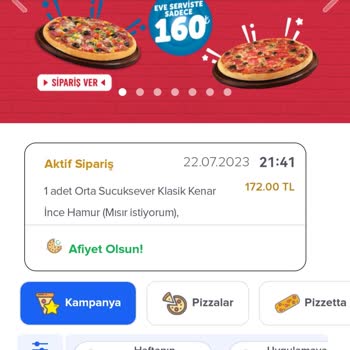 Domino's Pizza 2 Saat Oldu Sipariş Gelmedi!