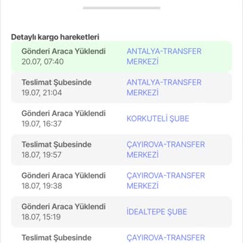 Yurtiçi Kargo Aktarma Merkezinde Rehin Tutulan Paketim