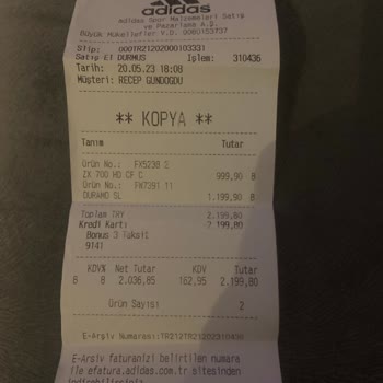 Adidas Türkiye'nin Müşteri Memnuniyetsizliği