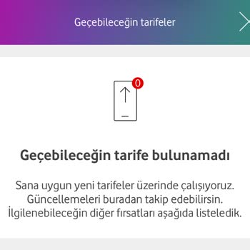 Vodafone Tarife Sunulmaması Ve Diğer Sorunlar