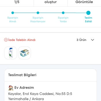 A101 Kapıda İade Sağlamadı