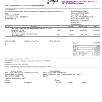 Vatan Bilgisayar Dan Aldığım JBL Markanın Arızalı Çıkması