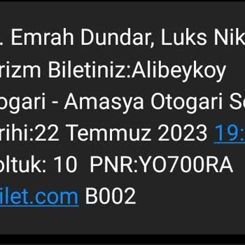 Lüks Niksar Tur Şoförler Ve Otogara Girmeyen Otobüs