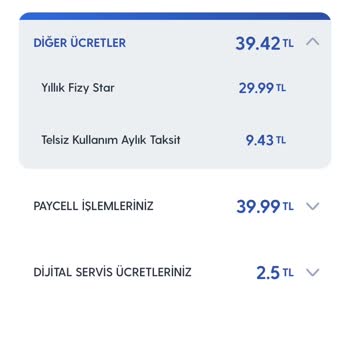 Turkcell Yıllık Fizy Star Üyelik Ücret Talep