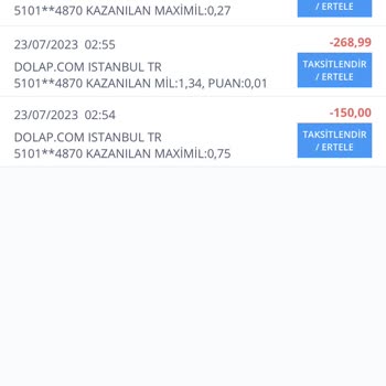 Dolap Kredi Kartımdan Bilgim Dışında Para Çekildi