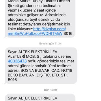 Kolay Gelsin Firmasının Kargo Teslim Edememesi