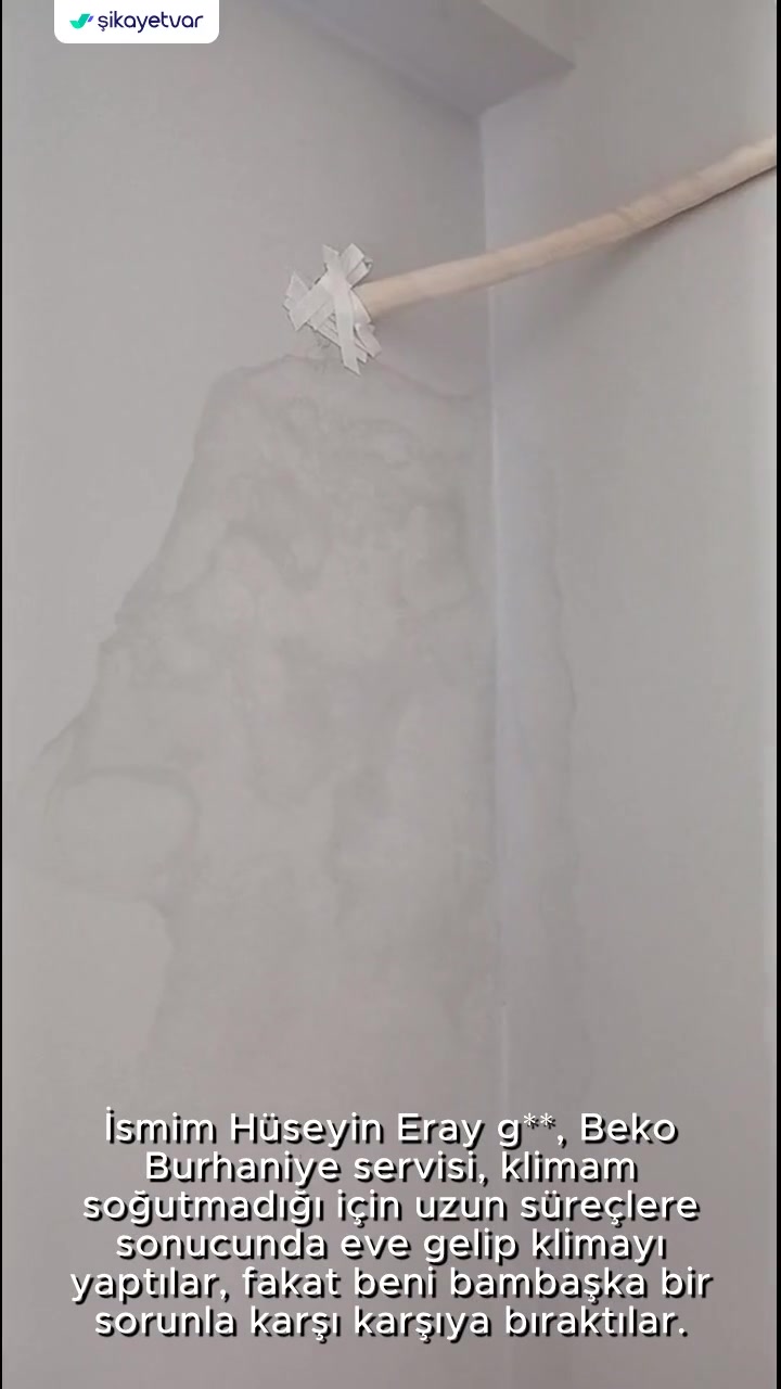 Beko Klima Duvara Su Akıtıyor, Duvarımız Su İçinde Kaldı! videonun kapak resmi