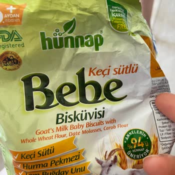 Hünnap Doğal Yaşam Ürünleri Bebek Bisküvisinden Kıl Çıktı