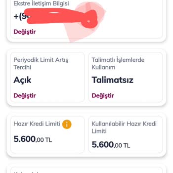 QNB Finans Hazır Kredi Limitimi Kullandırmıyor