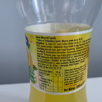 BİM'den Alınan Bozuk Limonata
