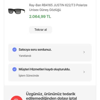 Hepsiburada Ürün Zamlandığı İçin Siparişimi İptal Etti