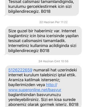 Superonline Başvurusunun Uzatılması Kurulmaması Ve Fiyat Değişikliği