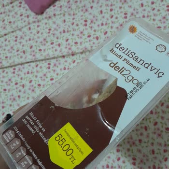 Shell Deli2go Sandviç İçindeki Füme Dış Ambalajı Ve Plastik