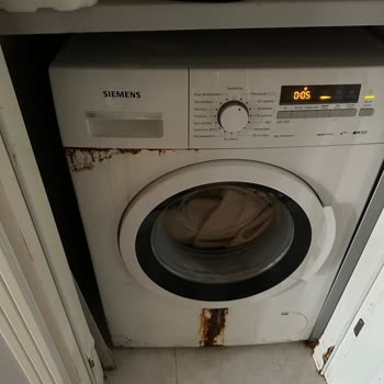 Siemens Çamaşır Makinesi Paslandı!