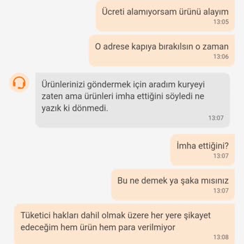 Trendyol Teslim Almadığım Ürünün İptalini Yapmadı. Ürünü De İmha Etti.