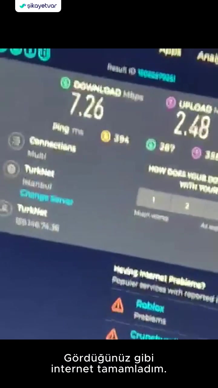 TurkNet İnternet Hızı 3-7 Mbps Arasında videonun kapak resmi