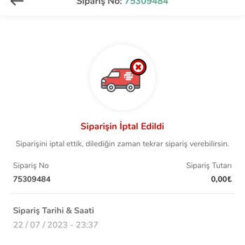 İstegelsin Siparişi Teslim Etmiyor