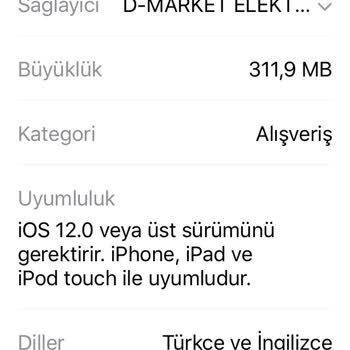 Hepsiburada Uygulaması İPhone 6 İOS 12.4 Cihazda Açılmama Sorunu