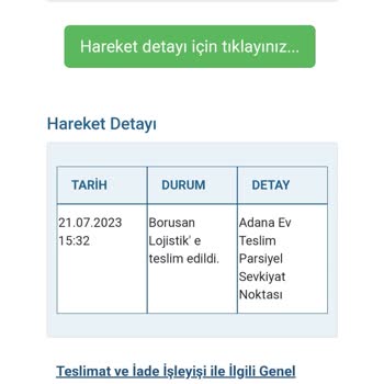 Borusan Lojistik Sorumsuzluk Ve Teslimat Gecikmesi