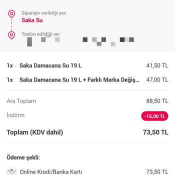 Yemek Sepeti Gelmeyen Ama Parası Alınan Sipariş