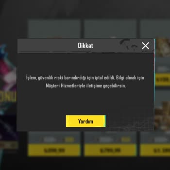 PUBG (Pubgmobile.com) Oyun İçi Satın Alınmıyor