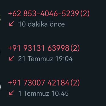 WhatsApp'dan Yabancı Numaraların Araması