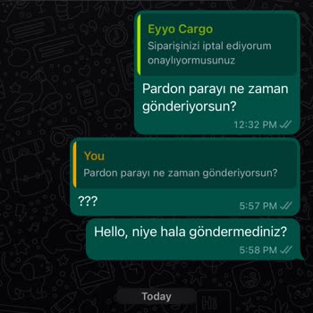 Eyyo.com Elbise Firmasından Ücreti İade Yapamıyorlar.
