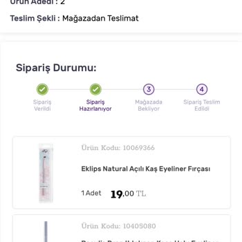 Gratis Ürün Elime Ulaşmadı