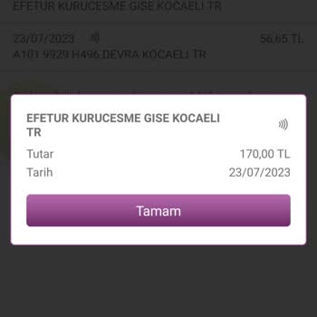 Efetur Parasını Aldığı Bileti Kesmemiş