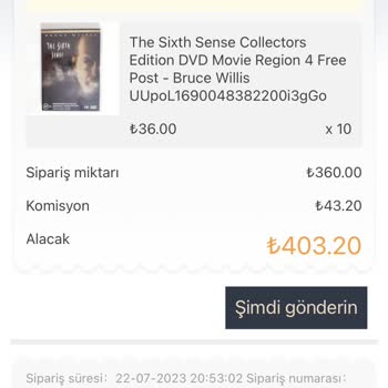 GittiGidiyor'da Ürün Siparişleri Problemi