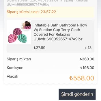 GittiGidiyor'da Ürün Siparişleri Problemi