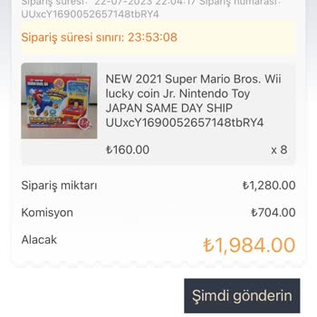 GittiGidiyor'da Ürün Siparişleri Problemi